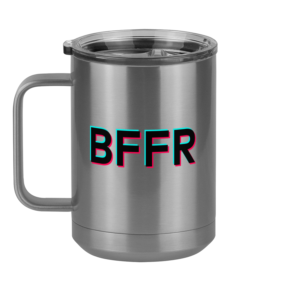 BFFR Coffee Mug Tumbler with Handle (15 oz) - TikTok Trends - Left View