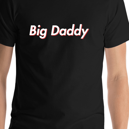 Big Daddy T-Shirt - Black - Shirt Close-Up View