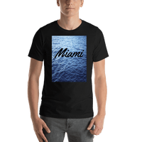 Thumbnail for Personalized Black Open Ocean T-Shirt - Miami - Shirt View