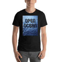 Thumbnail for Personalized Black Open Ocean T-Shirt - Shirt View