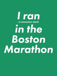 Thumbnail for Boston Marathon T-Shirt - Green - Concession Stand - Decorate View
