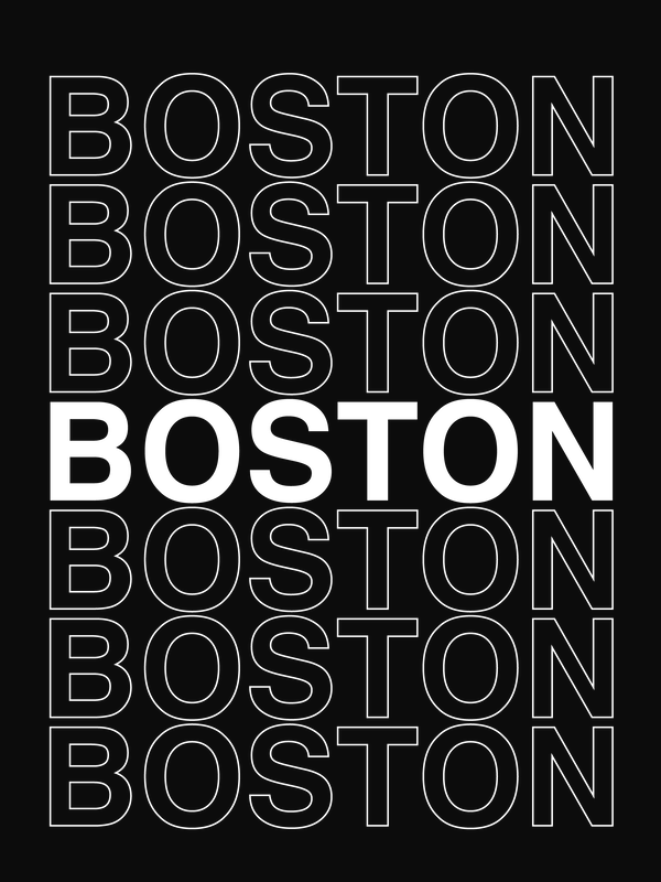 Boston T-Shirt - Black - Decorate View