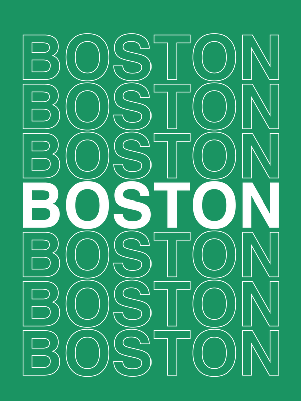 Boston T-Shirt - Green - Decorate View