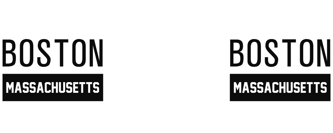 Personalized Boston Massachusetts Water Bottle (30 oz) - Graphic View