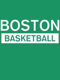 Thumbnail for Boston Basketball T-Shirt - Green - Decorate View