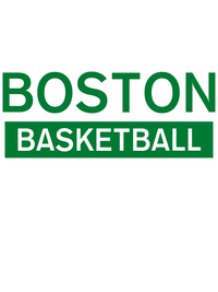 Thumbnail for Boston Basketball T-Shirt - White - Decorate View