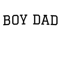 Thumbnail for Personalized Boy Dad T-Shirt - White - Decorate View