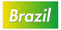 Thumbnail for Brazil Ombre Beach Towel - Front View