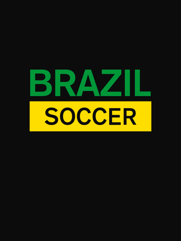 Brazil Soccer T-Shirt - Black - Decorate View