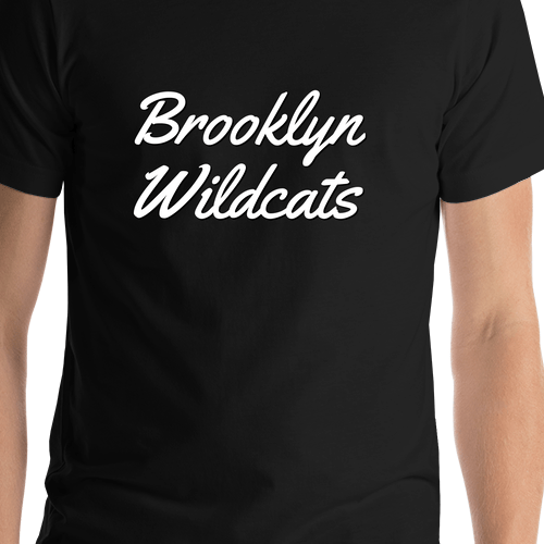 Personalized Brooklyn T-Shirt - Black - Shirt Close-Up View