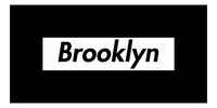 Thumbnail for Personalized Brooklyn Beach Towel - Front View