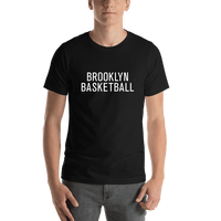 Thumbnail for Personalized Brooklyn Basketball T-Shirt - Black - Shirt View