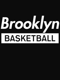 Thumbnail for Brooklyn Basketball T-Shirt - Black - Decorate View