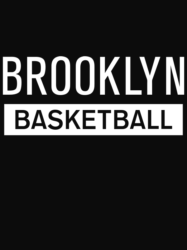 Brooklyn Basketball T-Shirt - Black - Decorate View