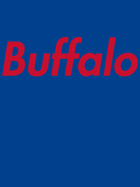 Thumbnail for Personalized Buffalo T-Shirt - Blue - Decorate View