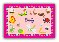 Thumbnail for Personalized Bugs Canvas Wrap & Photo Print V - Pink Background - Front View