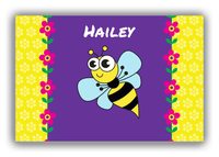 Thumbnail for Personalized Bugs Canvas Wrap & Photo Print VIII - Purple Background - Hornet - Front View