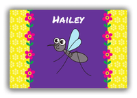 Thumbnail for Personalized Bugs Canvas Wrap & Photo Print VIII - Purple Background - Moquito - Front View