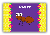 Thumbnail for Personalized Bugs Canvas Wrap & Photo Print VIII - Purple Background - Ant - Front View