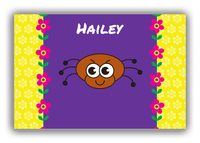 Thumbnail for Personalized Bugs Canvas Wrap & Photo Print VIII - Purple Background - Spider - Front View
