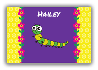 Thumbnail for Personalized Bugs Canvas Wrap & Photo Print VIII - Purple Background - Millipede - Front View