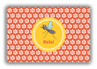 Thumbnail for Personalized Bugs Canvas Wrap & Photo Print XI - Orange Background - Mosquito - Front View