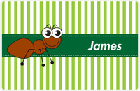 Thumbnail for Personalized Bugs Placemat IX - Green Background - Ant -  View