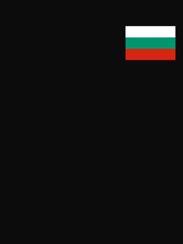 Bulgaria Flag T-Shirt - Black - Decorate View