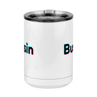 Thumbnail for Bussin Coffee Mug Tumbler with Handle (15 oz) - TikTok Trends - Front View