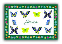 Thumbnail for Personalized Butterflies Canvas Wrap & Photo Print X - White Background - Butterflies III - Front View