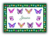 Thumbnail for Personalized Butterflies Canvas Wrap & Photo Print X - White Background - Butterflies IV - Front View