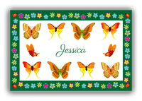 Thumbnail for Personalized Butterflies Canvas Wrap & Photo Print X - White Background - Butterflies V - Front View