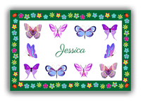 Thumbnail for Personalized Butterflies Canvas Wrap & Photo Print X - White Background - Butterflies VI - Front View