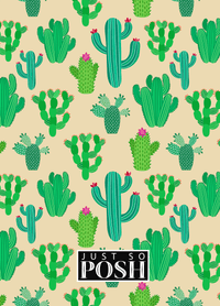 Thumbnail for Personalized Cactus / Succulent Journal III - Decorative Rectangle Nameplate - Back View