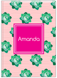 Thumbnail for Personalized Cactus / Succulent Journal IX - Cactus Pattern IV - Front View