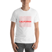 Thumbnail for California T-Shirt - White - Shirt View