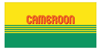 Thumbnail for Personalized Cameroon Beach Towel - Front View