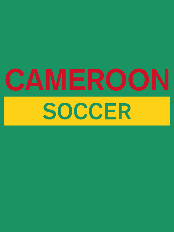 Cameroon Soccer T-Shirt - Green - Decorate View