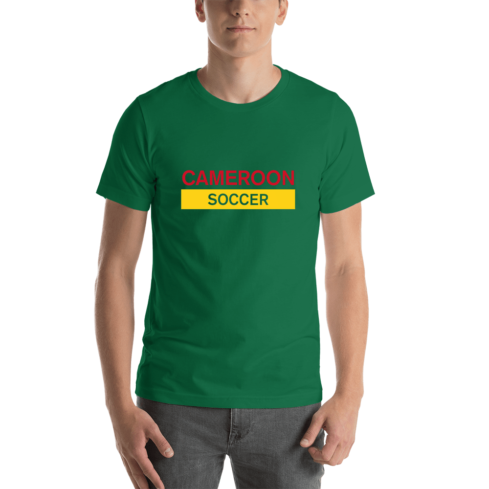 Cameroon Soccer T-Shirt - Green - Shirt View