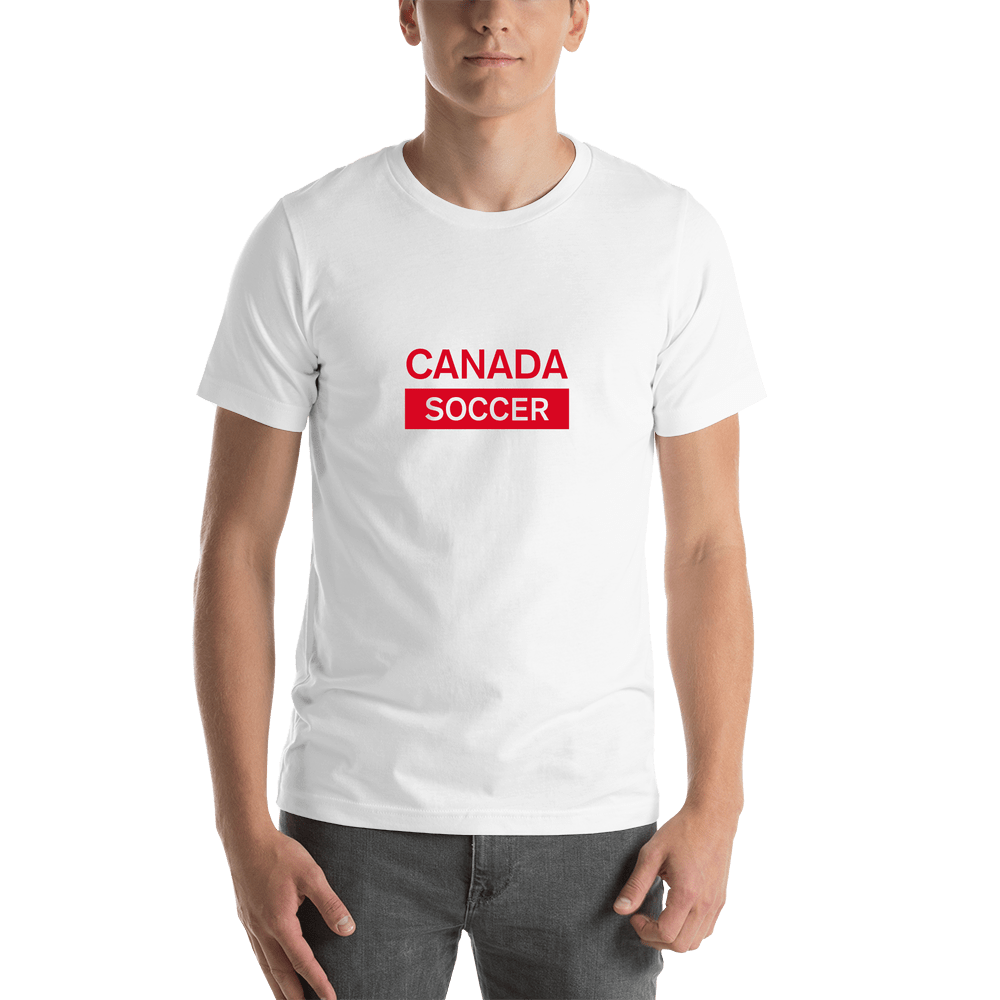 Canada Soccer T-Shirt - White - Shirt View