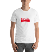 Thumbnail for Canada Soccer T-Shirt - White - Shirt View