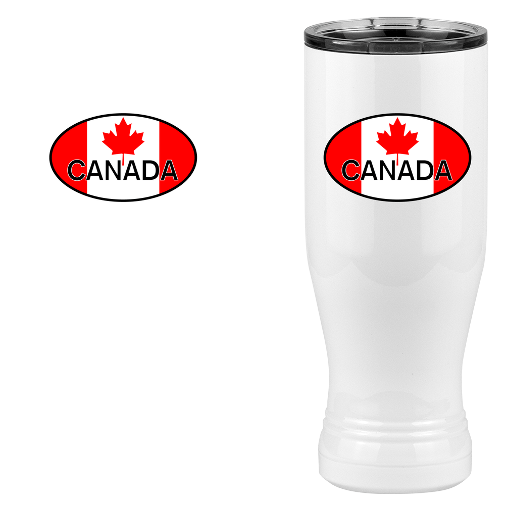 Canada Pilsner Tumbler (20 oz) - Design View