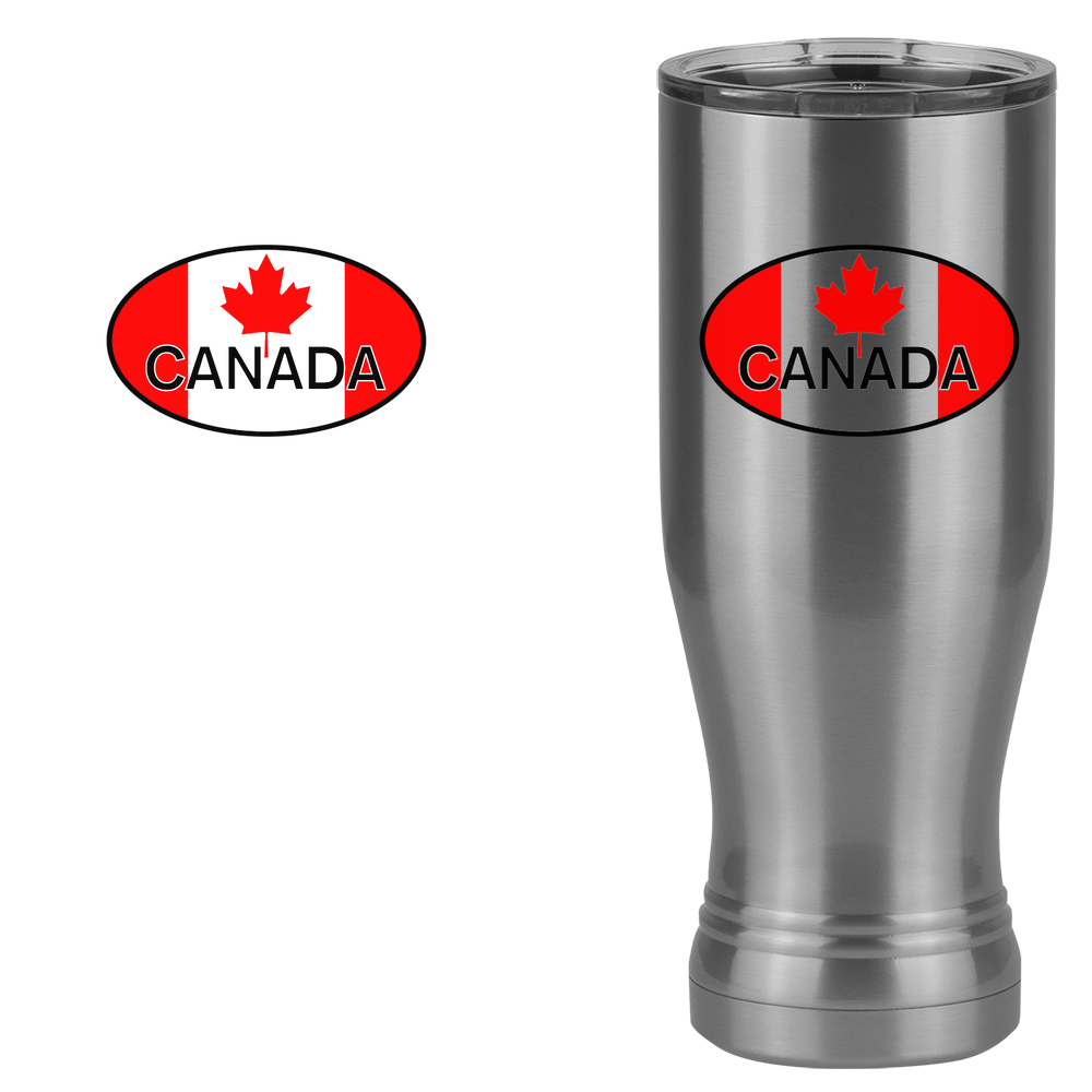 Canada Pilsner Tumbler (20 oz) - Design View