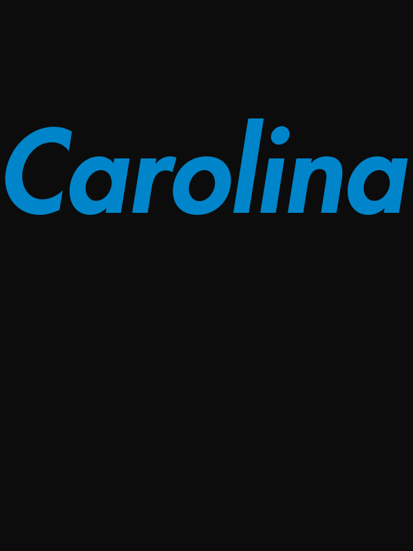 Personalized Carolina T-Shirt - Black - Decorate View