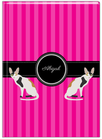Thumbnail for Personalized Cats Journal II - Pink Background - Cat IX - Front View
