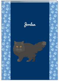 Thumbnail for Personalized Cats Journal IV - Blue Background - Cat VI - Front View