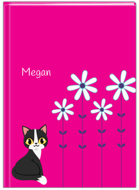 Thumbnail for Personalized Cats Journal X - Pink Background - Cat IX - Front View