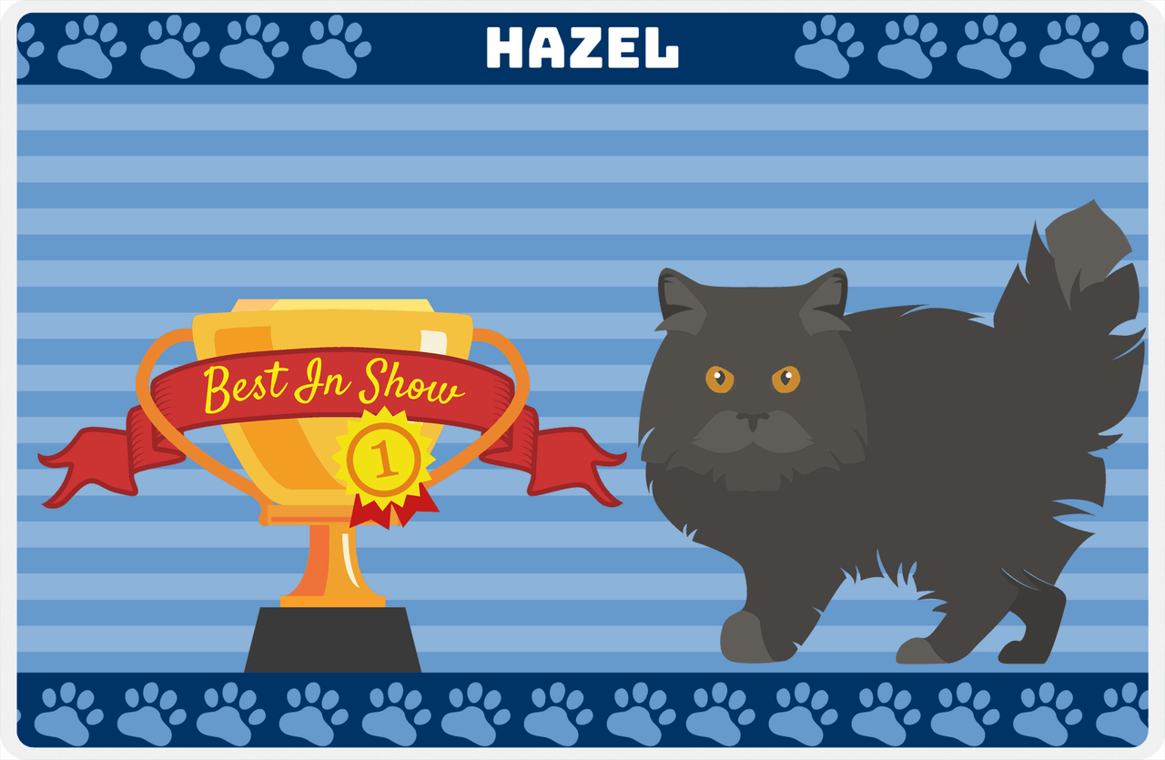 Personalized Cats Placemat VIII - Best In Show - Cat VI -  View