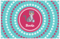 Thumbnail for Personalized Cats Placemat XV - Paw Circles - Cat IV -  View