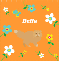 Thumbnail for Personalized Cats Shower Curtain IX - Flower Feline - Cat II - Decorate View